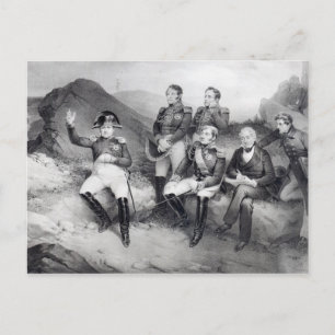 Carte Postale Napoléon I dicte des mémoires à Emmanuel Las