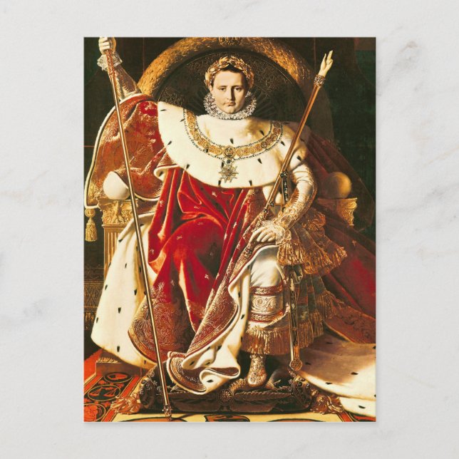 Carte Postale Napoleon I  on the Imperial Throne, 1806 (Devant)