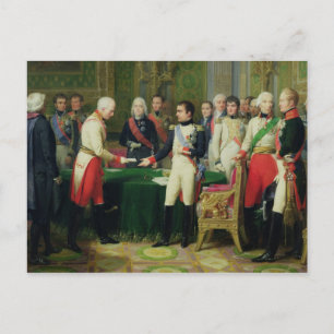 Carte Postale Napoléon I recevant le baron Vincent