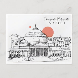 Carte Postale Napoli, Italie Vintage voyage aples europe italien