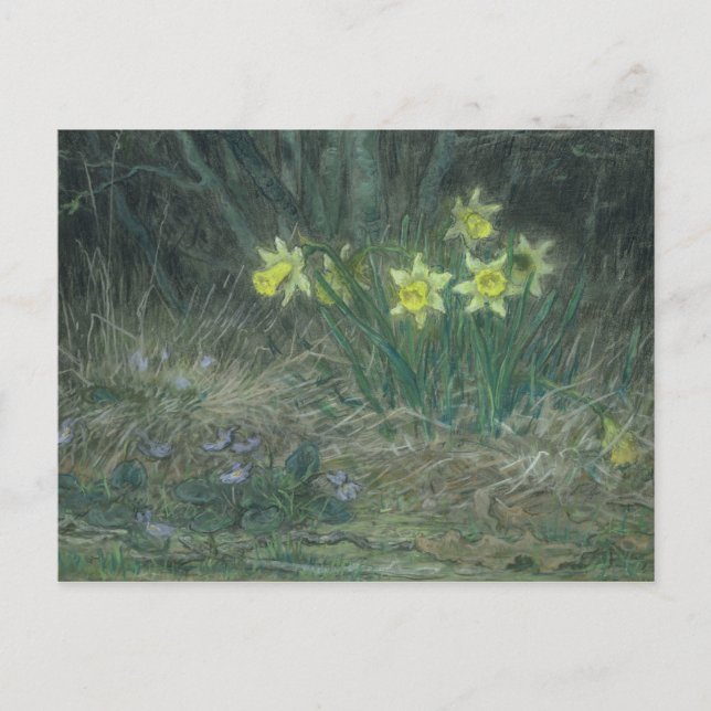 Carte Postale Narcisses et violettes, c.1867 (Devant)