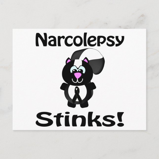 Carte Postale Narcolepsy pue la conception de la sensibilisation (Devant)