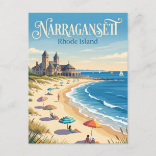 Carte Postale Narragansett, Rhode Island