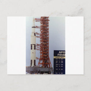 Carte Postale NASA Apollo 15 Saturn V déploiement