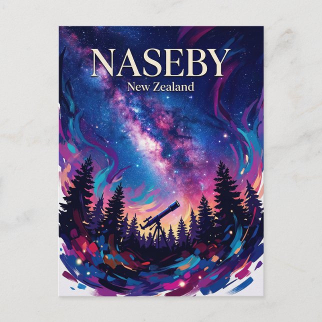 Carte Postale Naseby Nouvelle-Zélande (Devant)