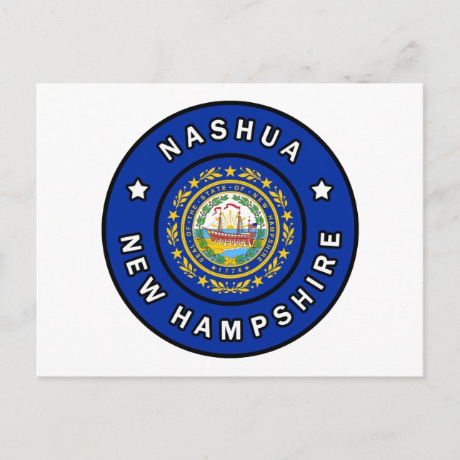 Carte Postale Nashua New Hampshire (Devant)