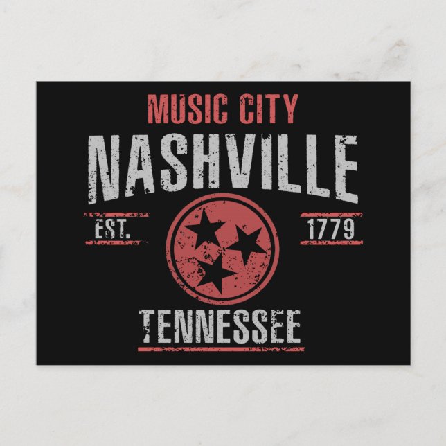 Carte Postale Nashville (Devant)