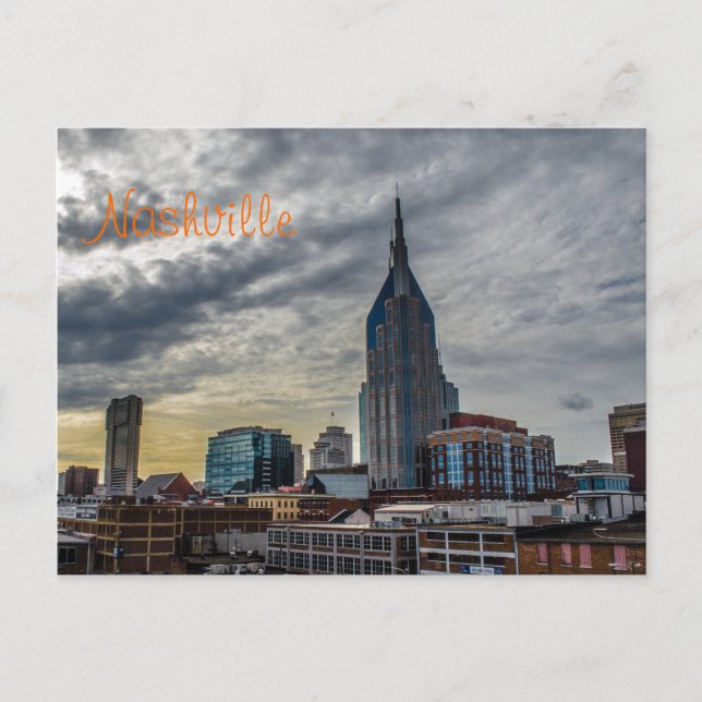 Carte postale Nashville avec texte (Devant)
