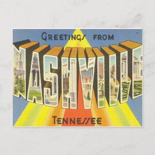 Carte Postale Nashville Postcard