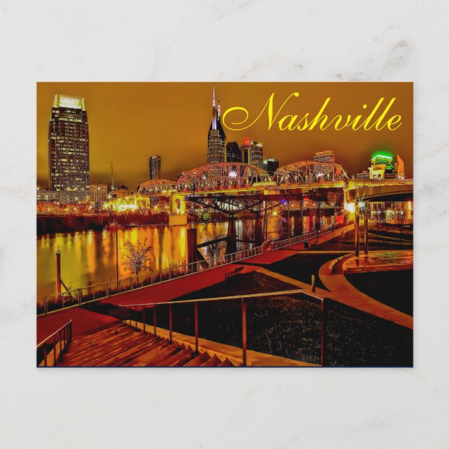 Carte Postale Nashville, Tennessee, États-Unis (Devant)