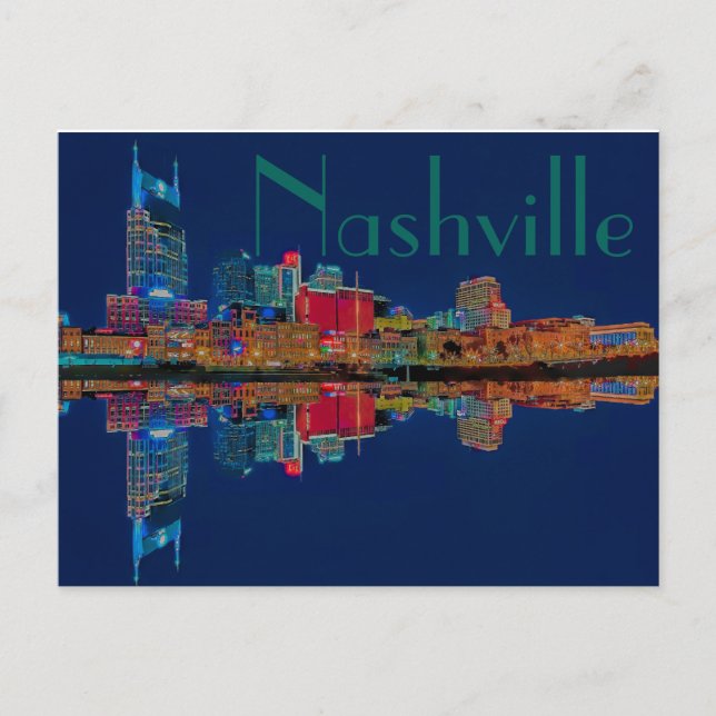 Carte Postale Nashville, Tennessee, États-Unis (Devant)