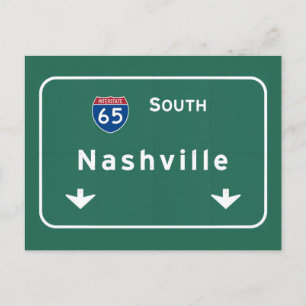 Carte Postale Nashville Tennessee tn Interstate Highway Freeway