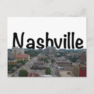 Carte Postale Nashville TN Skyline avec Nashville dans le ciel