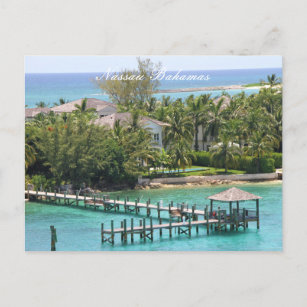 Carte postale, Nassau Bahamas, Photographie 