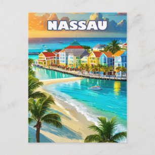 Carte Postale Nassau, pearl of the Bahamas
