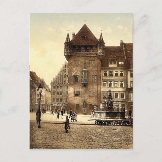 Carte Postale Nassauerhaus, Nuremberg, Bavière, Allemagne magnif (Devant)