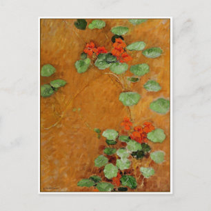 Carte Postale Nasturtiums by Gustave Caillebotte