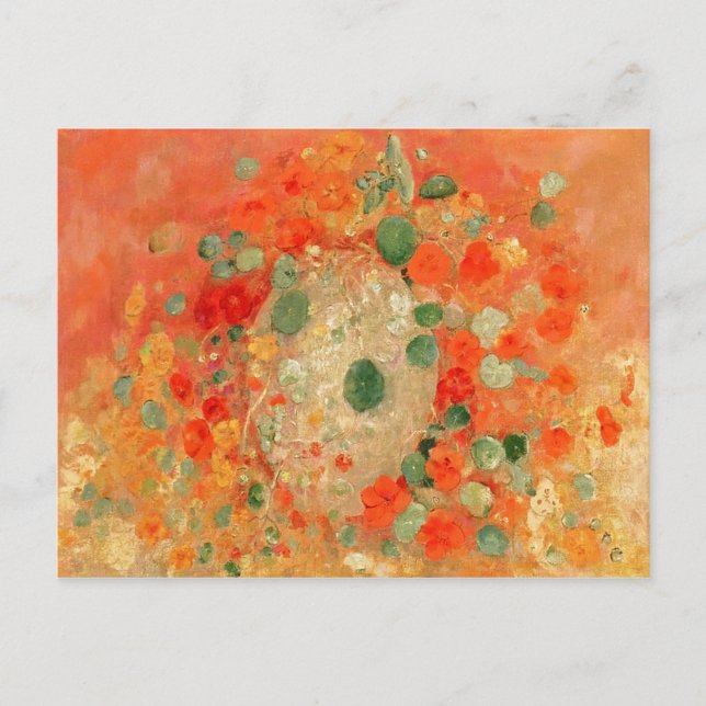 Carte Postale Nasturtiums par Odilon Redon (Devant)