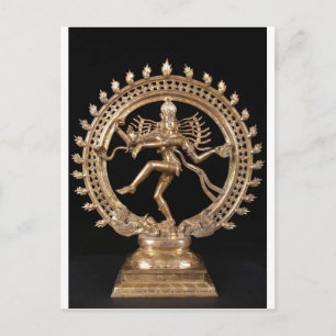 CARTE POSTALE NATARAJ HINDU DIEU