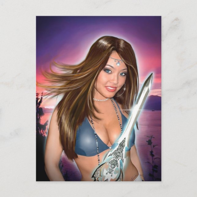 Carte Postale Natasha Portrait (Postcard) (Devant)