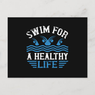 Carte Postale Natation