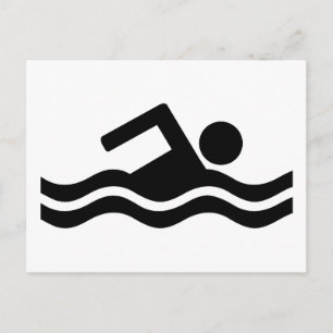 Carte Postale Natation