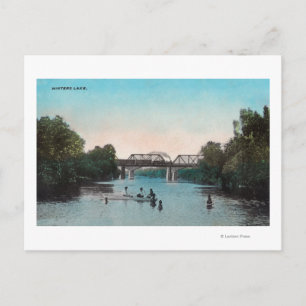 Carte Postale Natation et navigation de plaisance à Winters Lake