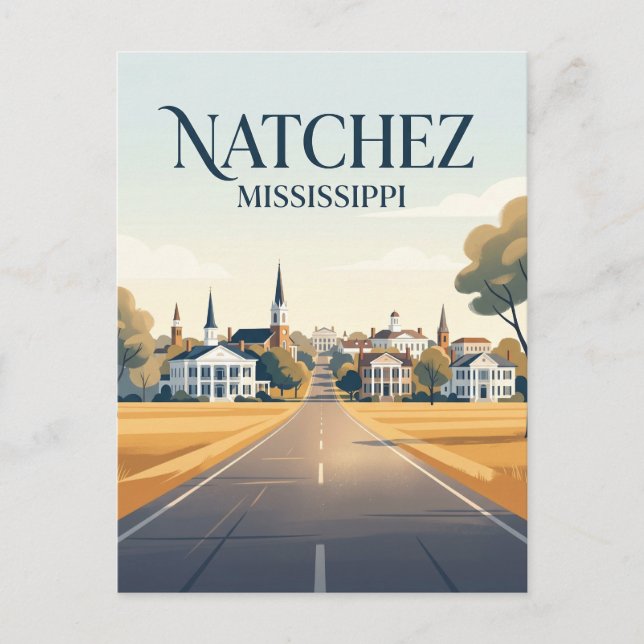 Carte Postale Natchez Mississippi (Devant)