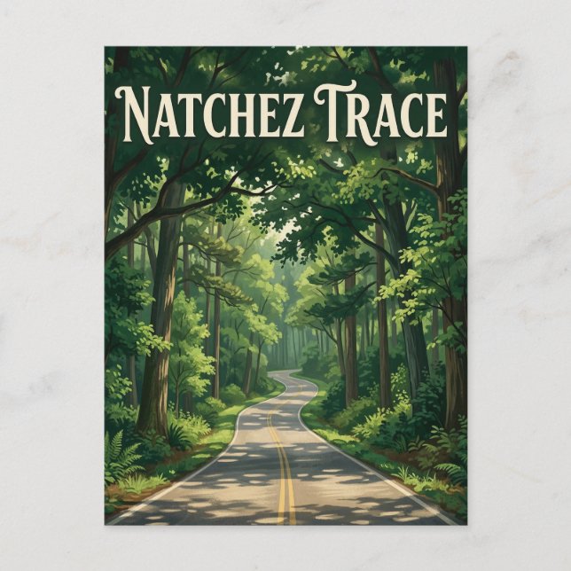 Carte Postale Natchez Trace (Devant)