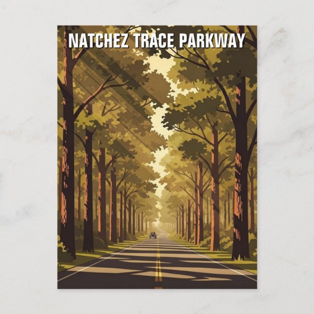 Carte Postale Natchez Trace Parkway (Devant)