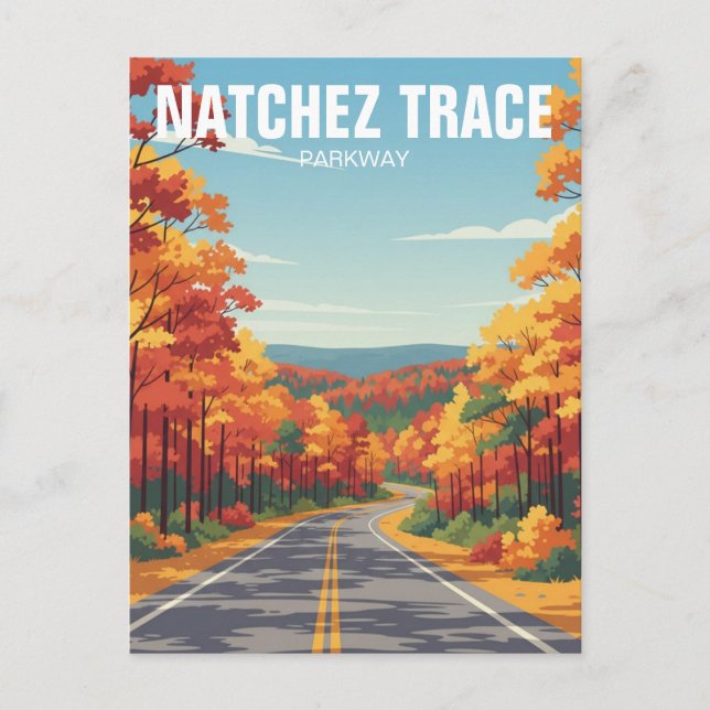 Carte Postale Natchez Trace Parkway (Devant)