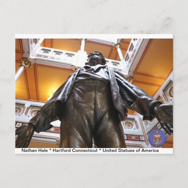 Carte postale Nathan Hale (Devant)