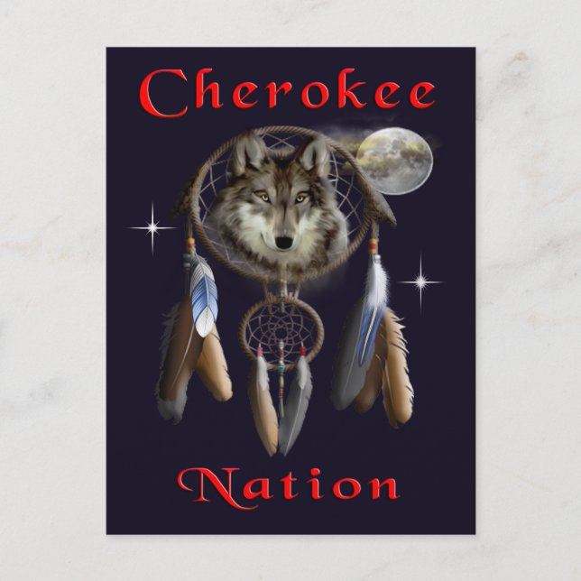 Carte Postale nation Cherokee (Devant)
