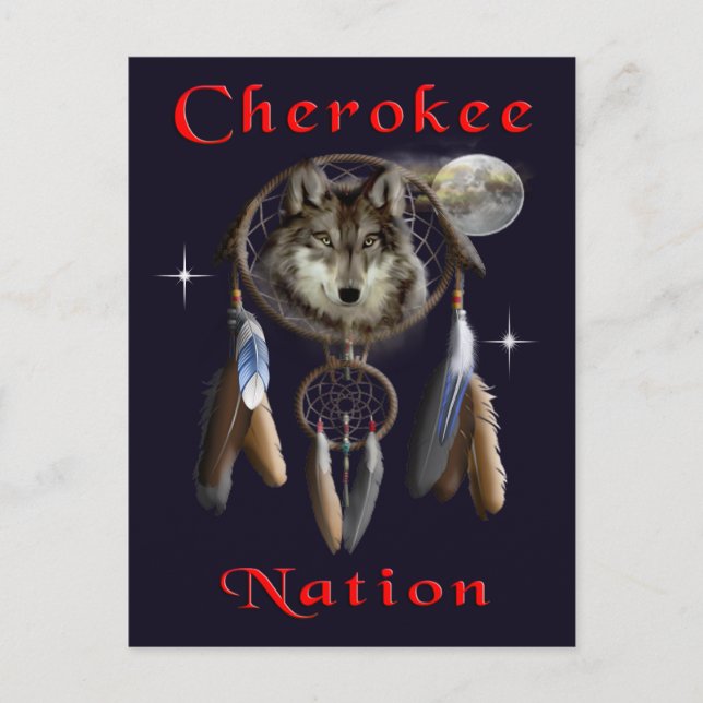 Carte Postale Nation cherokee (Devant)