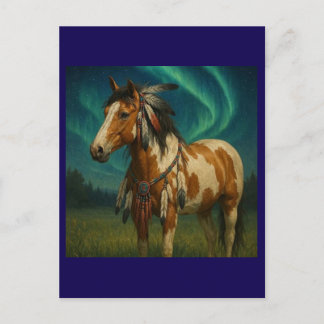 Carte postale Native American Paint Horse - Hania