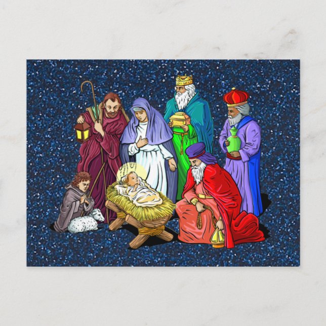 Carte Postale nativité (Devant)