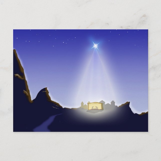 Carte Postale Nativité (Devant)