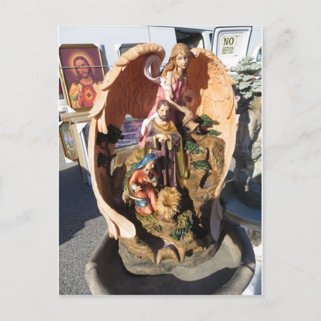 Carte Postale Nativité angélique (Devant)