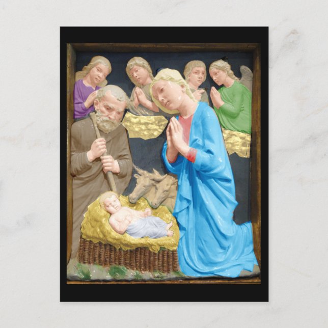 Carte Postale NATIVITÉ Luca Della Robbia (Devant)