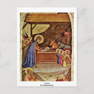 Carte Postale Nativité par Daddi Bernardo