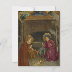 Carte Postale Nativité par Fra Angelico
