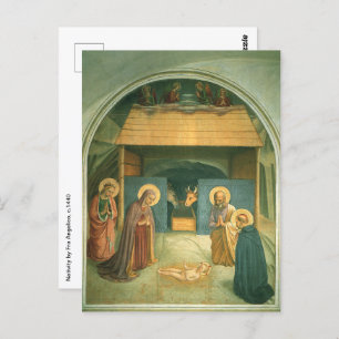 Carte Postale Nativité par Fra Angelico