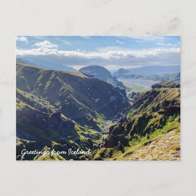 Carte Postale Nature islandaise (Devant)