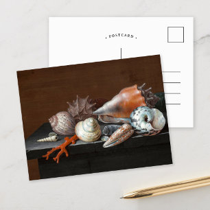 Carte Postale Nature morte avec coquillages Johann Jakob Dietz