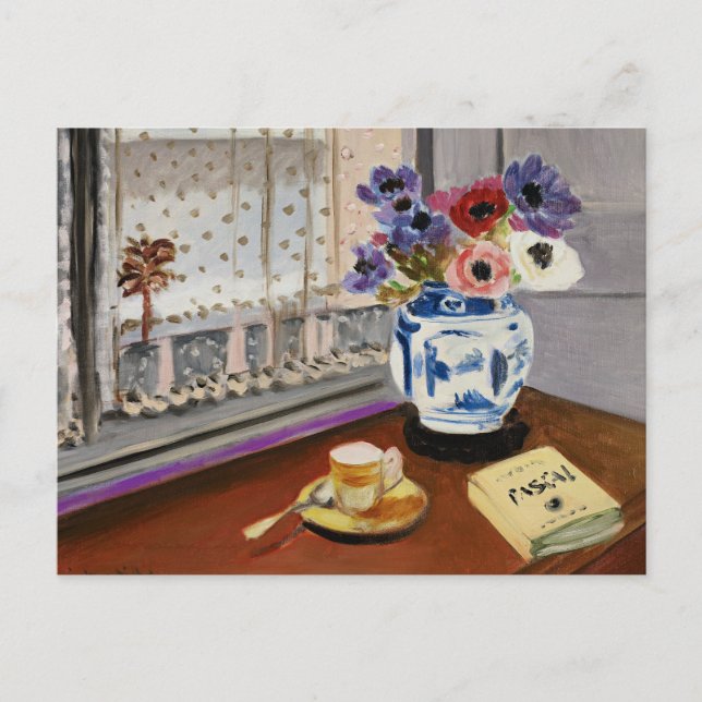 Carte Postale Nature morte avec les Pensées de Pascal, (Devant)