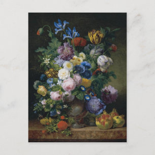 Carte Postale Nature morte avec tulipes de Jean Pierre Xavier Bi