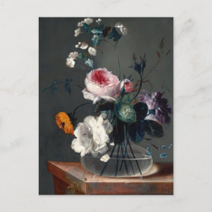 Carte Postale Nature morte de fleurs par Johann Baptist Drechsle