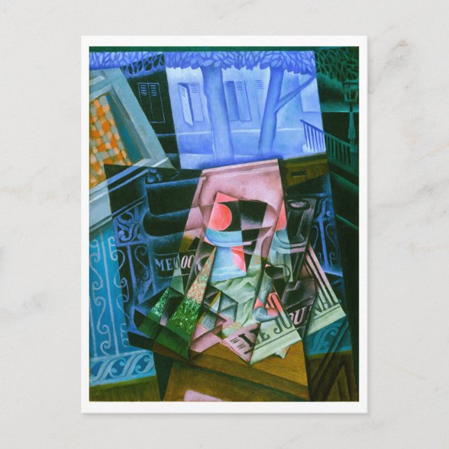Carte Postale Nature morte de Juan Gris à Place Ravignan (Devant)