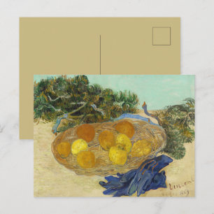 Carte Postale Nature morte de Van Gogh Oranges Citrons Gants ble