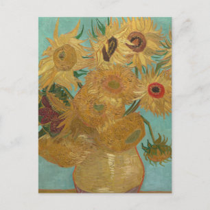 Carte Postale Nature morte : Vase avec douze tournesols, Van Gog
